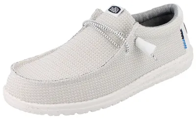 Produktbild von HEY DUDE Wally Sport Herren Slipper beige weiß Mesh - Größe: 46