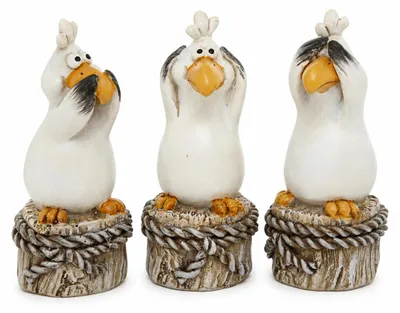 Produktbild von Dekofiguren Harrys 3er-SET aus Kunstharz
