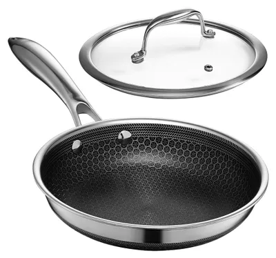 Obrázok produktu pre Hrnec s pokrievkou, priemer 20 cm, s nepriľnavým povrchom a chladnými rukoväťami