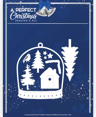 Produktbild von Stanzschablone - Jeanines Art - A Perfect Christmas - Weihnachts Ornament