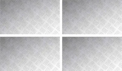 Obrázok produktu pre vidaXL Schodový stupeň obdĺžnikový 4 ks strieborný 70 x 40 cm hliník
