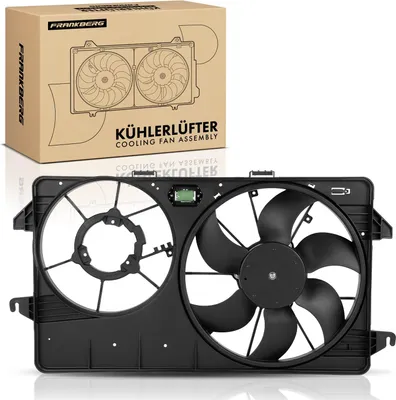 Productafbeelding van Frankberg 1x Motorradiateur Enkele ventilator