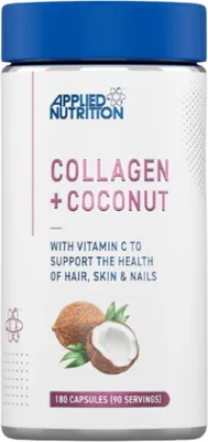 Imagen del producto de Applied Nutrition Collagen + Coco (180 cápsulas), sabor neutro - Vitaminas, minerales y salud