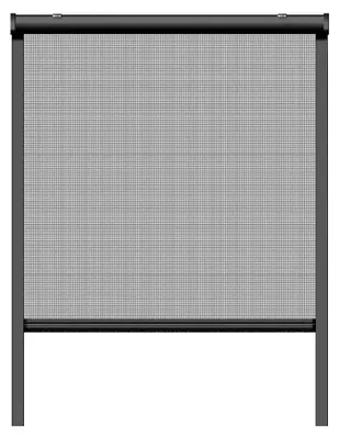Image de Moustiquaire Enroulable Anthracite Protection Insectes Discrète - Schellenberg