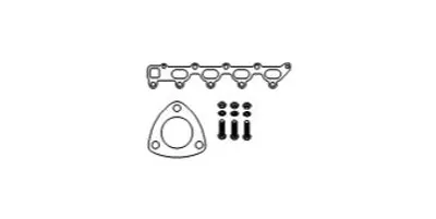 Produktbild von Hjs Montagesatz, Katalysator  82 14 1862