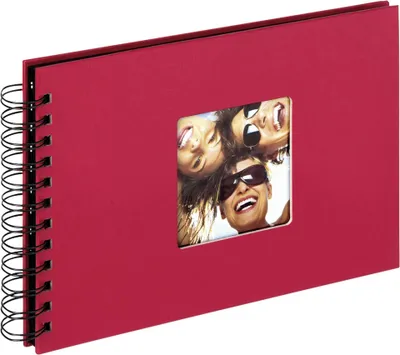 Image de Walther Fun rouge 23x17 40 pages noir spiralé SA109R