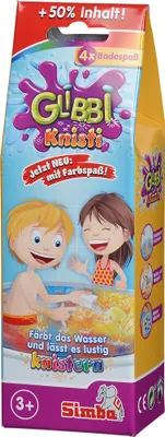 Produktbild von Simba Glibbi Knisti 4x Badespaß Badepulver knistert im Wasser 4 x 10g ab 3 Jahren