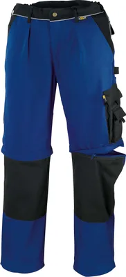 Produktbild von TEXXOR Arbeitshose TOBAGO Canvas ZIP off Gr. 58   kornblau/schwarz