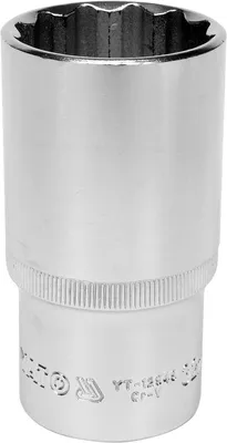 Produktbild von YATO 12-Kant-Steckschlüsseleinsatz 1/2" lang 32mm