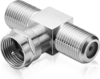 Produktbild von adaptare 60603 Sat-T-Stück 1-mal F-Stecker auf 2-mal F-Buchse