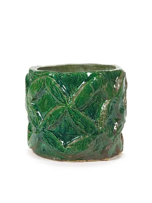 Productafbeelding van Serax bloempot-decoratie "Look At Me" Bella Silva, groen, diameter 33 cm, hoogte 28 cm