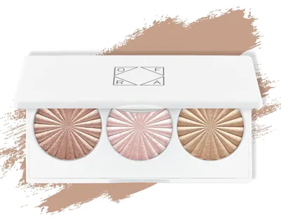 Image de Palette d'enlumineurs - Trois teintes - Pigments nacrés - Haute pigmentation - Pour le visage
