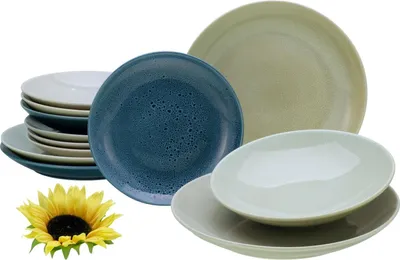 Obrázok produktu pre CreaTable, 19789, Reactive Nordic, Sada riadu 12-tlg, Steinzeug