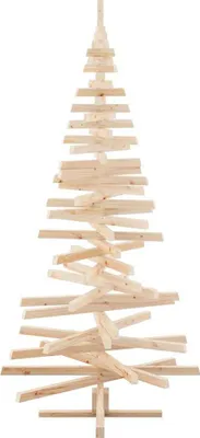 Productafbeelding van Houten kerstboom KOTKA 210 cm Massief grenenhout Naturel