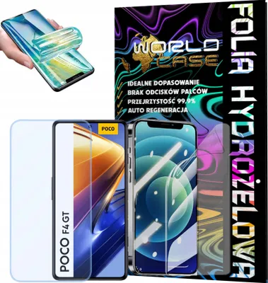 Zdjęcie produktu dla Folia Hydrożelowa Ochronna Do Poco F4 Gt Na Ekran Mocna Wytrzymała