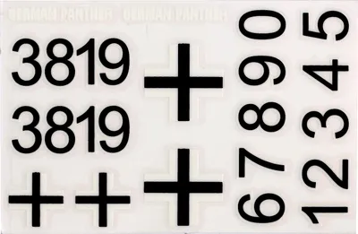 Produktbild von 19-073 Deutsche Panther-Aufkleber 3819