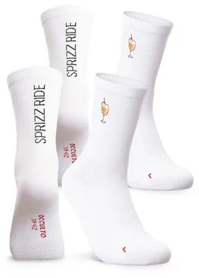 Produktbild von Occulto Herren & Damen Motiv Rennradsocken 2er Pack (Modell: Mathieu)