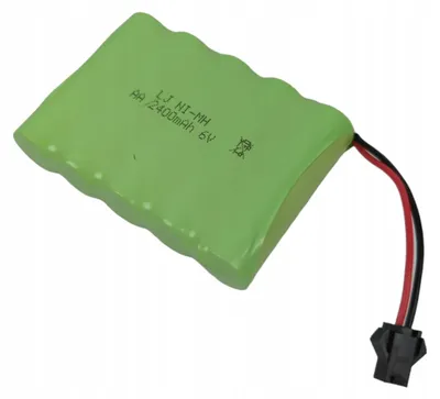 Produktbild von Akku 6 V 2400 mAh Ni-MH mit SM-Stecker – Akkupack für RC-Autos, RC-Crawler und Spielzeug, wiederaufladbarer Ersatzakku