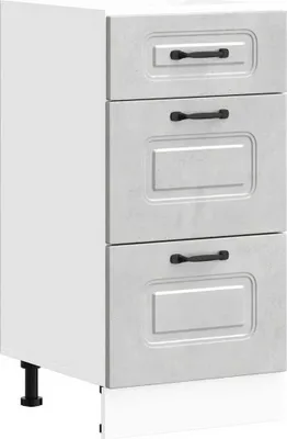Immagine prodotto di vidaXL Base cucina Kalmar cemento grigio materiale legno