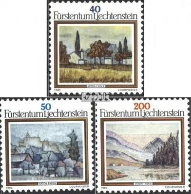 Produktbild von Briefmarken Liechtenstein 1983 Mi 821-823 (kompl.Ausg.) gestempelt Gemälde