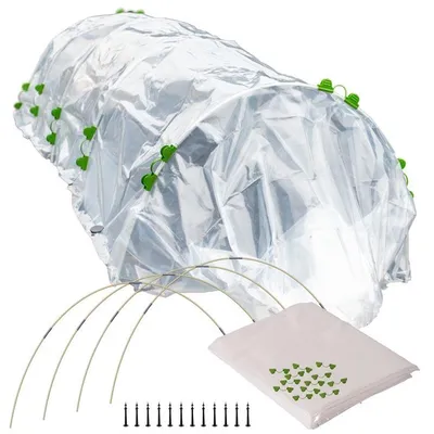 Produktbild von TTL GARDEN Folientunnel Set Flex L 20 6x2,5m mit PE Folie Tunnelbogen