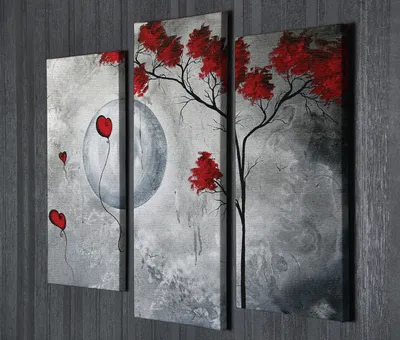 Productafbeelding van Wallity, UC044- SYM3250, Bunt, canvasprints, 66 x 45 cm, 100% canvas