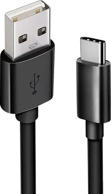 Produktbild von Forever, USB-A auf USB-C 1A 1M Lade- und Datenübertragungskabel, Schwarz