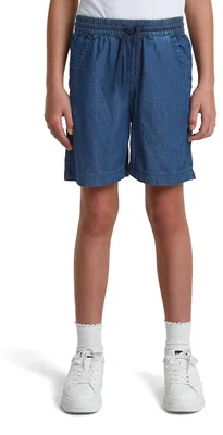 Productafbeelding van G-STAR meisjes premium core shorts, blauw (MID Used D29799-01-J257), maat 16