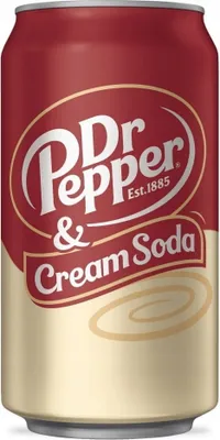 Obrázek produktu pro Sycený nápoj se sladkou smetanou Dr Pepper Cream Soda 355 ml