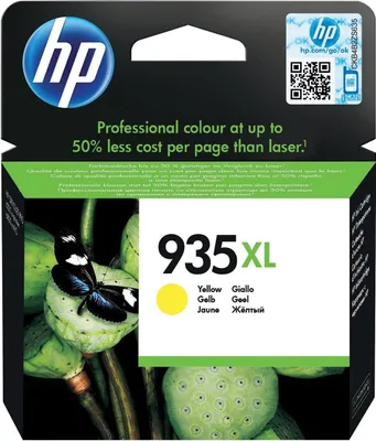 Produktbild von HP 935XL - Gelb - Original - Tintenpatrone - für Officejet 6812, 6815| Officejet Pro 6230, 6230 ePrinter, 6830, 6835
