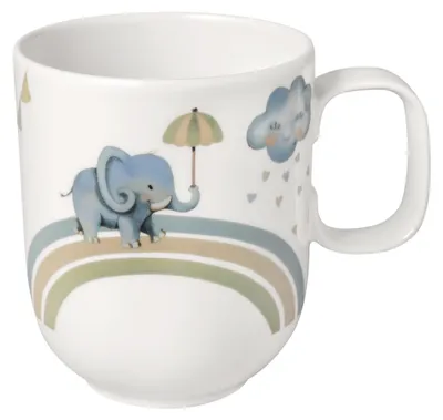 Immagine prodotto di Walk like an Elephant, bicchiere per bambini con manico, grande, dimensioni 113 x 81 x 97 mm, capacità 280 ml | Villeroy & Boch | Codice articolo: 1486749651 | EAN: 4003686439733