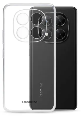 Produktbild von Mobilize Schutzhülle aus Silikon für Xiaomi Redmi Note 14 Pro 5G – Transparente, flexible TPU-Hülle