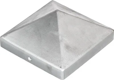Immagine prodotto di Alberts 217242 Tappo per pali in legno, forma alta, alluminio fuso, vuoto, 120 x 120 mm