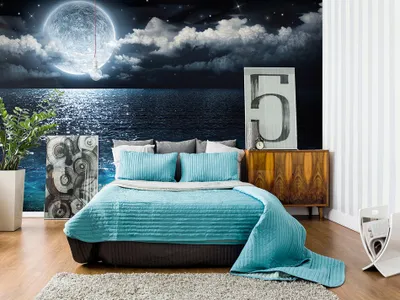 Produktbild von Vlies Fototapete 350x256 cm Tapeten Wandtapete XXL Natur Landschaft Ozean c-B-0083-a-a