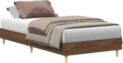 Obrázok produktu pre vidaXL Rám postele bez matraca Hnedý dubový vzhľad 100x200 cm