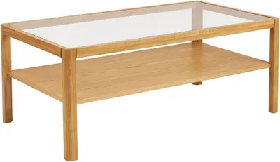 Produktbild von Couchtisch aus Massivholz Eiche, quadratisch, für das Wohnzimmer, 60x60x45 cm