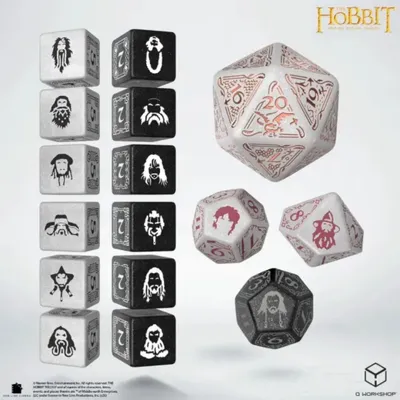 Produktbild von Q-Workshop Radiant Dawn The Hobbit TCG Dice Set