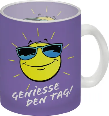 Produktbild von Geniesse den Tag! Glas Tasse