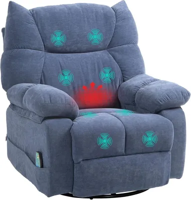Produktbild von Massagesessel - Ohrensessel - Elektrischer Lounge-Sessel - Massagesessel - Mit Massage- und Wärmefunktion