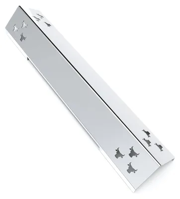 Produktbild von Gasgrill Brennerabdeckung aus Edelstahl passend für Burnhard Big Fred Basic, Farbe:4er Set Chrom