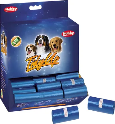 Produktbild von Nobby TidyUp Kotbeutel blau, Inhalt: 63 Rollen mit 15 Beutel