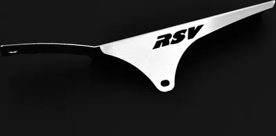 Image de Garde-chaîne compatible avec Aprilia RSV 1000 Mille / R BJ 1998-03 / RSV 1000 Touno / R BJ 2002-05 logo argenté