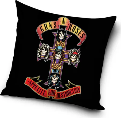 Zdjęcie produktu dla Poszewka na poduszkę Guns N´ Roses Appetie for Destruction