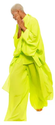 Productafbeelding van CHAOUICHE Kimono voor dames, groen, maat XS