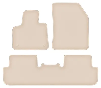 Produktbild von DURBAN Beige Velours-Fußmatten-Set für DS. 7 Crossback Crossover (2017-)