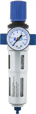 Produktbild von RQS OFR-1/4-MINI Druckminderer mit Manometer, Wasserabscheider