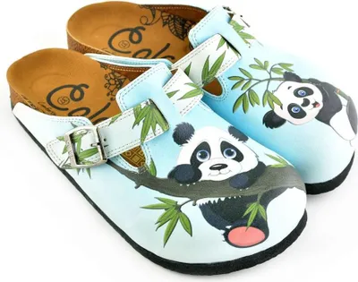 Produktbild von Damen Clogs Calceo mit einem Panda WCAL362 41