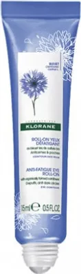 Produktbild von Klorane Anti-fatigue eye roll-on, Frauen, Universalhülle, Anti-Aging, Antiaugenringe, Anti-Müdigkeit, Anti-Schwellungen, Illuminating, Revitalisierend, Koffein, Roll-on-Flasche, Water (Aqua), Butylene Glycol, Centaurea Cyanus Flower Water, Glycerin, Isodecyl Neopentanoate,...