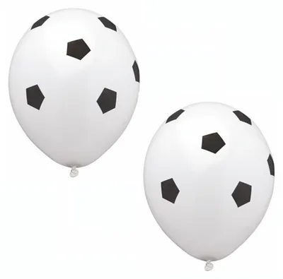 Obrázek produktu pro Papstar Fußball Luftballons Soccer schwarz weiss Durchmesser 29cm