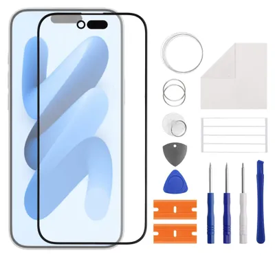 Productafbeelding van Frontglas reparatieset met OCA-lijm - Compatibel met iPhone 17 Air